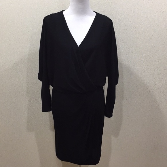 Haute Hippie Dresses & Skirts - Haute Hippie Black Wrap Top Dress